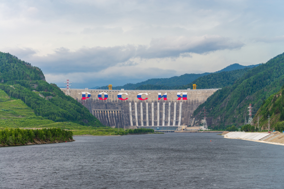 Саяно-Шушенская ГЭС на реке Енисее